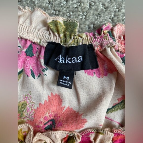 Romper aakaa off the shoulder floral romper - Picture 5 of 5